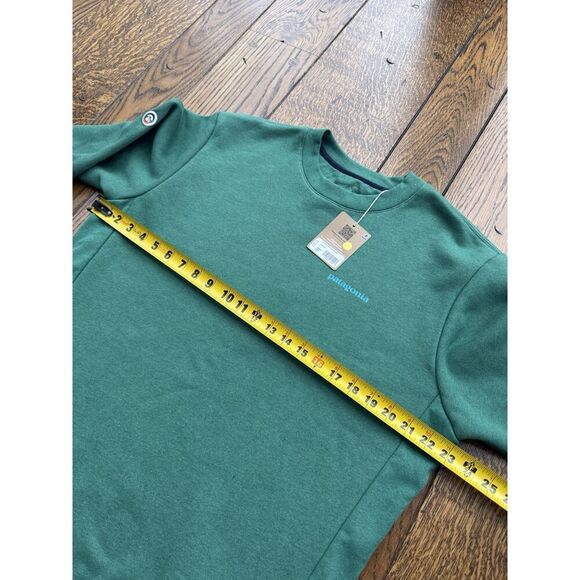 Patagonia Fitz Roy Icon Uprisal Crew Sweatshirt Men’s M / Womens L Green NWT - Picture 8 of 8